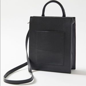 Structured Faux Leather Mini Backpack